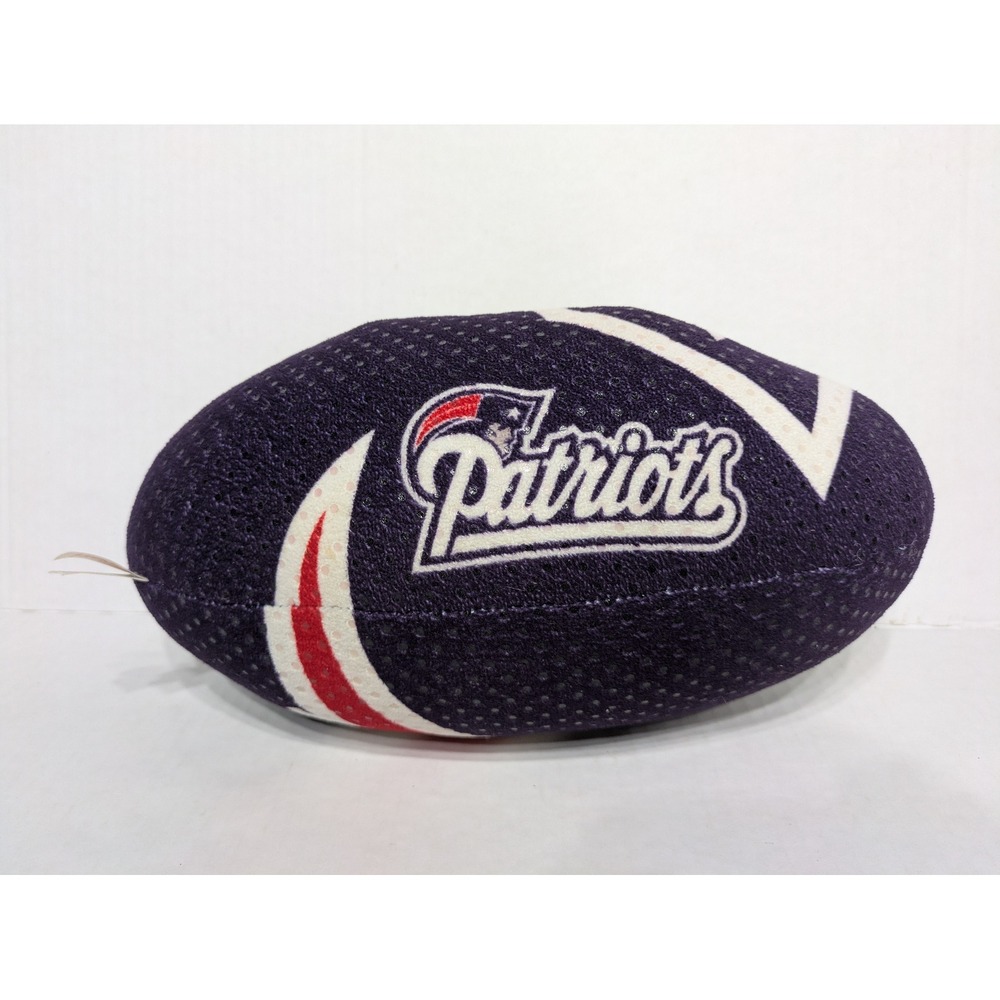 Ty New England Patriots Plush Football Purple NFL Soft Toy Beanie Ballz 11" Ball